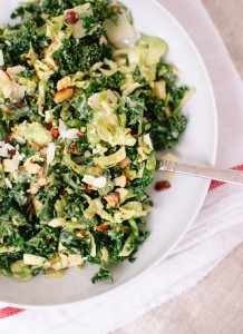 raw-kale-brussels-sprouts-salad-with-tahini-maple-dressing-and-toasted-almonds