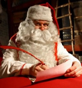 Even Santa Writes Down His Holiday Season Goals ...