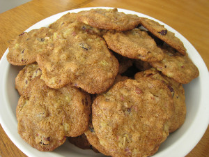 rhubarb cookies