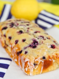 lemon blueberry loaf